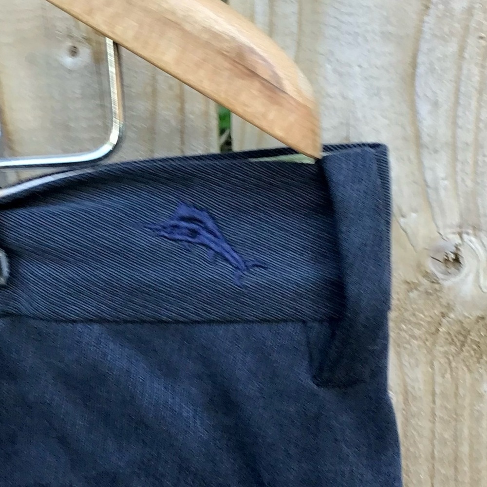 Mens Tommy Bahama Blue Silk Pants 34/32 - Picture 4 of 7